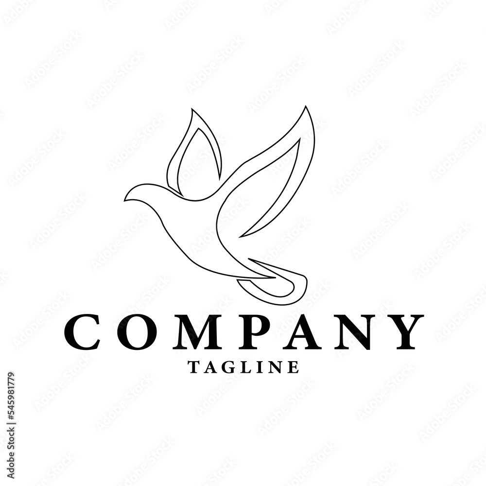 Creative logo design bird vector templates that are suitable for your various businesses