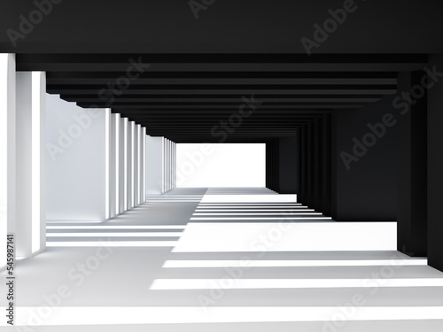 3d rendering in abstract of light