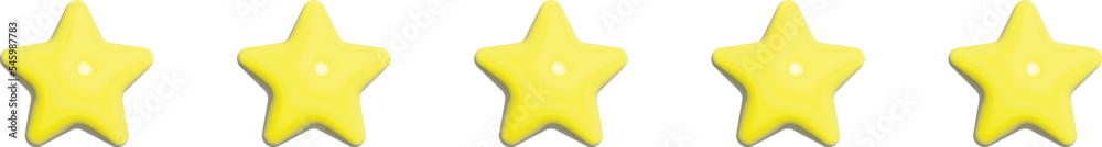 3d star Ratng use in user interface or app or poll or feedback 3d star Ratng use in user interface or app or poll or feedback