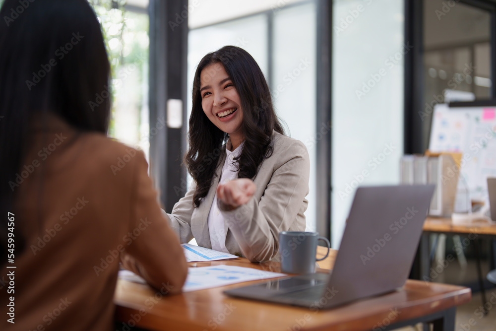 Group of business consultant working management big data and analyze financial document of company. account, finance, business concept Group of business consultant working management big data and analyze financial document of company. account, finance, business concept