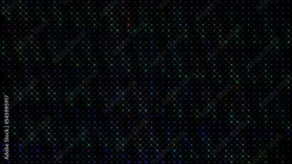 3D Abstract shining bright lines set wave dots colorful, black background 3D Abstract shining bright lines set wave dots colorful, black background