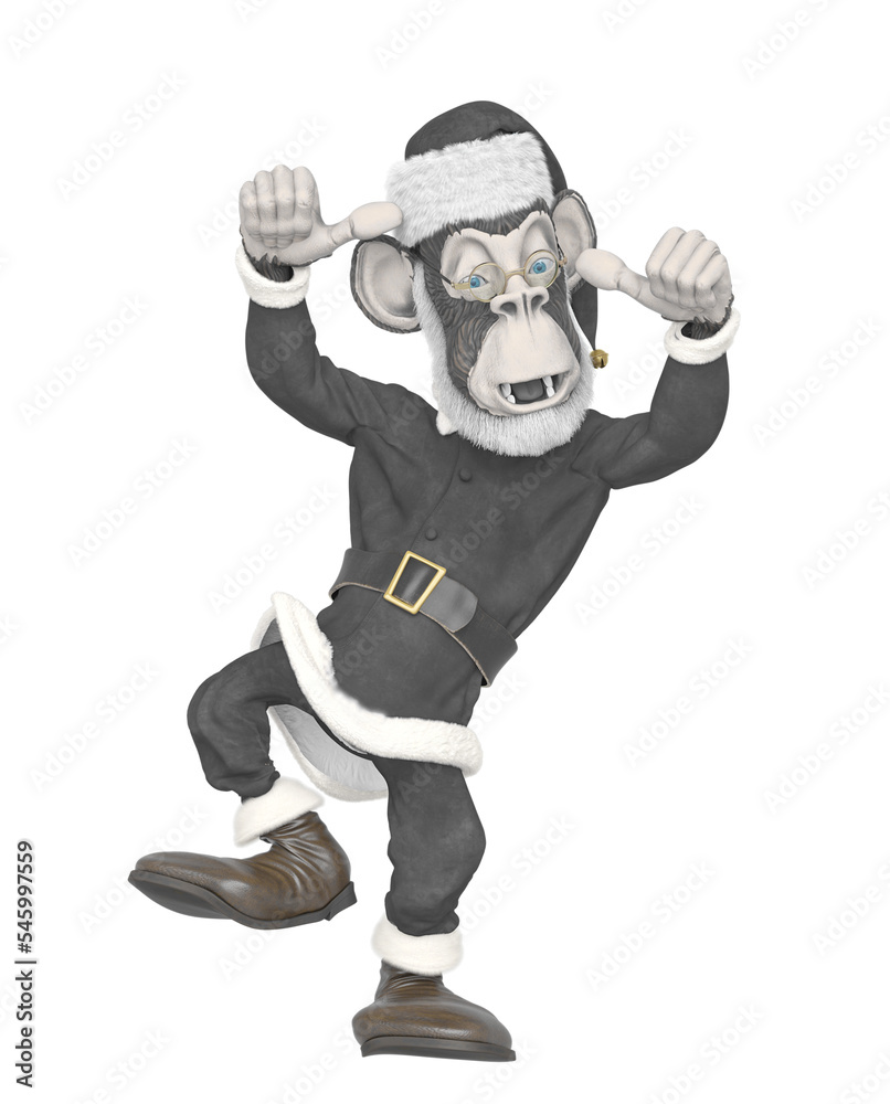 monkey xmas is dancing a street dance monkey xmas is dancing a street dance