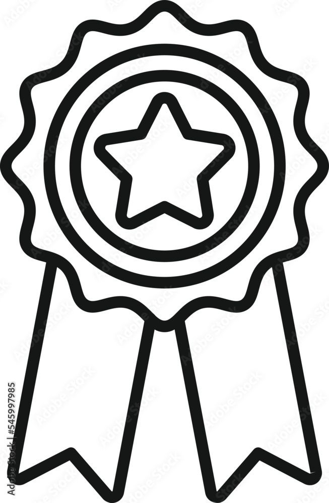 Emblem rate icon outline vector. Customer feedback. Client service Emblem rate icon outline vector. Customer feedback. Client service