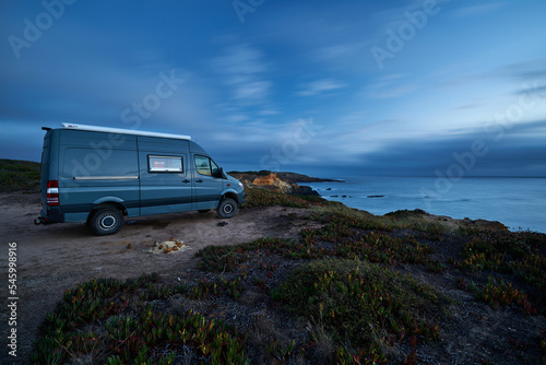 Fototapeta Naklejka Na Ścianę i Meble -  Camper holiday in the coastland of Portugal,  Alentejo, Algarve
