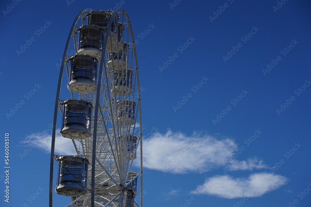 ferris wheel against sky,riesenrad vor dem himmel