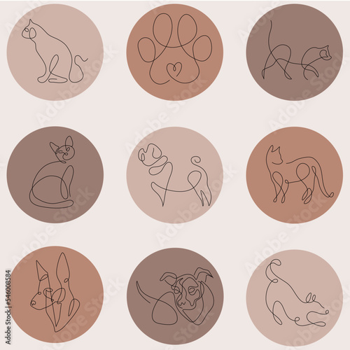 set of animals