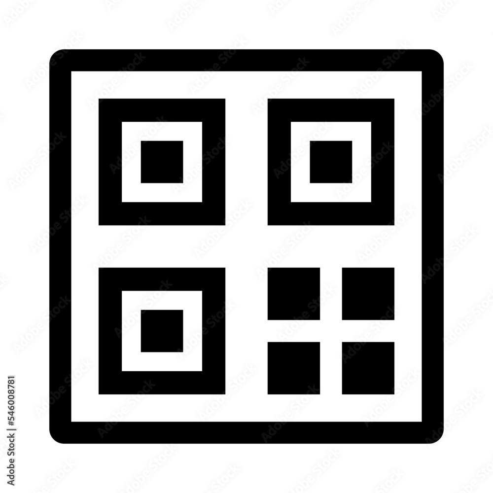 QR code black icon QR code black icon