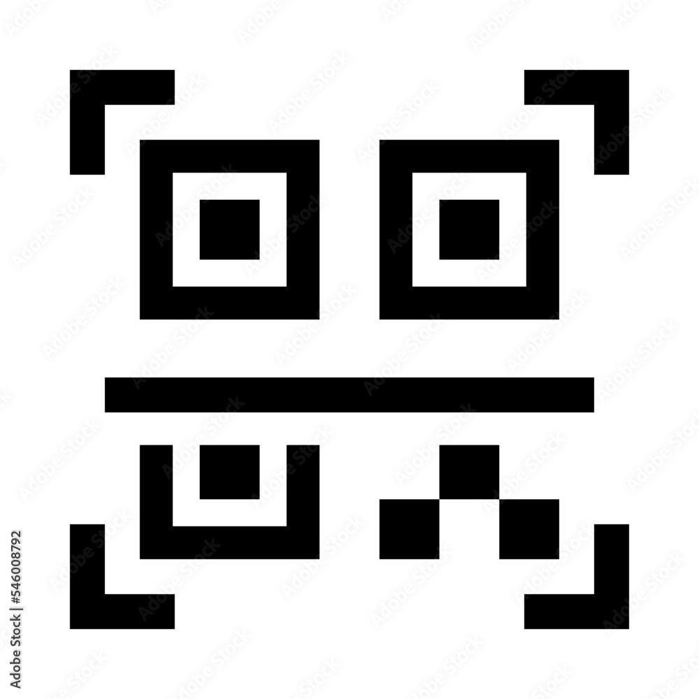 QR code black icon QR code black icon