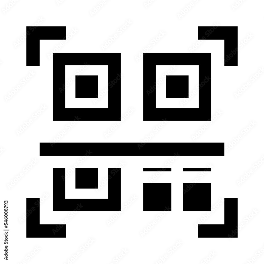 QR code black icon QR code black icon