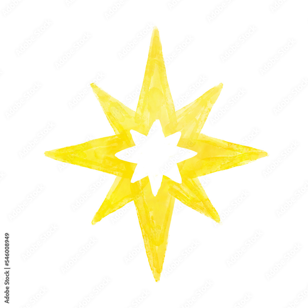 Star Illustration - Handdrawn Symbol Star Illustration - Handdrawn Symbol