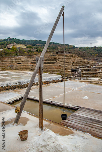 Valle Salado de Salinas de Añana, Álava, España photo