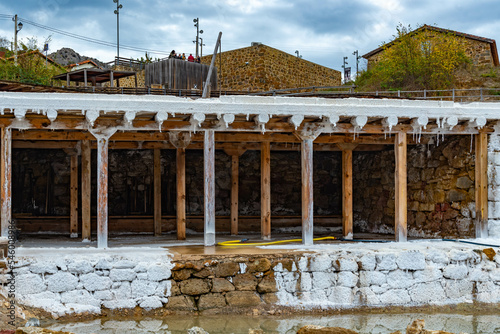 Valle Salado de Salinas de Añana, Álava, España photo