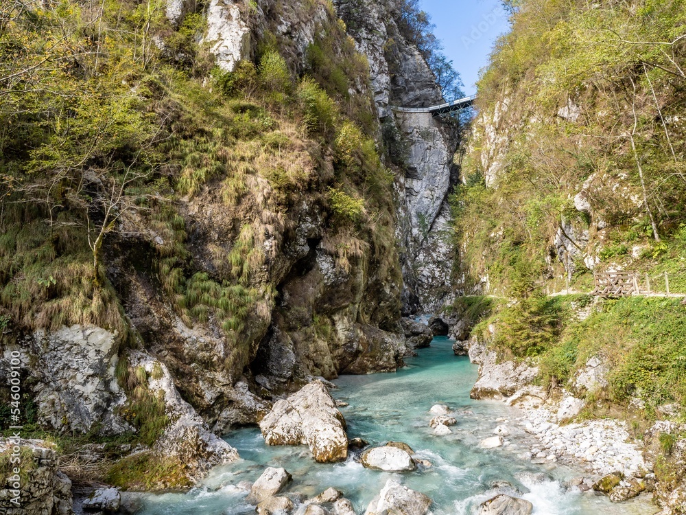 Fototapeta premium Tomin Gorges, Slovenia