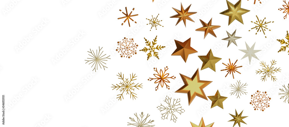 Abstract Gold Star Falling Soft Focus Background, 3D rendering. Abstract Gold Star Falling Soft Focus Background, 3D rendering.