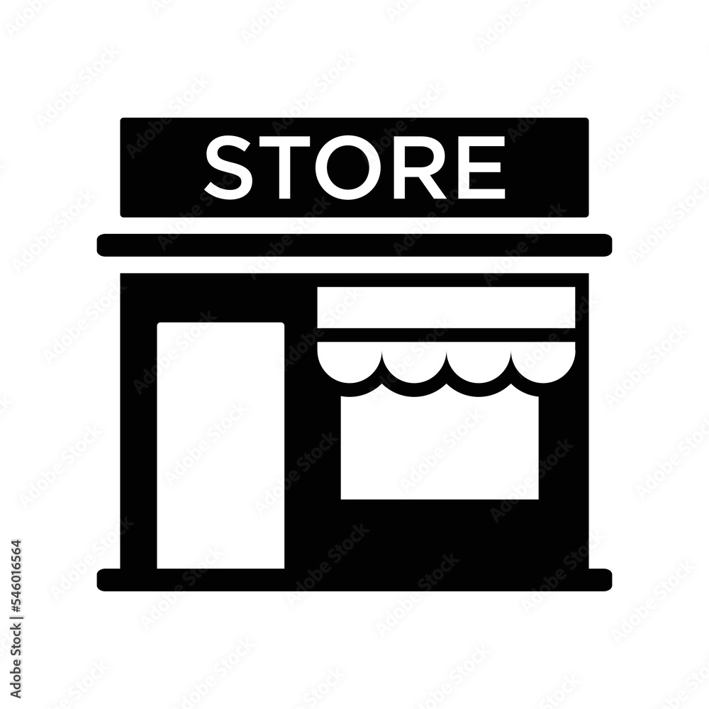 store icon design vector template store icon design vector template