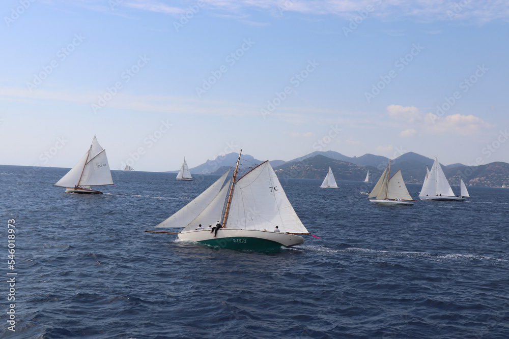 Naklejka premium Cannes Classic Sailing Event