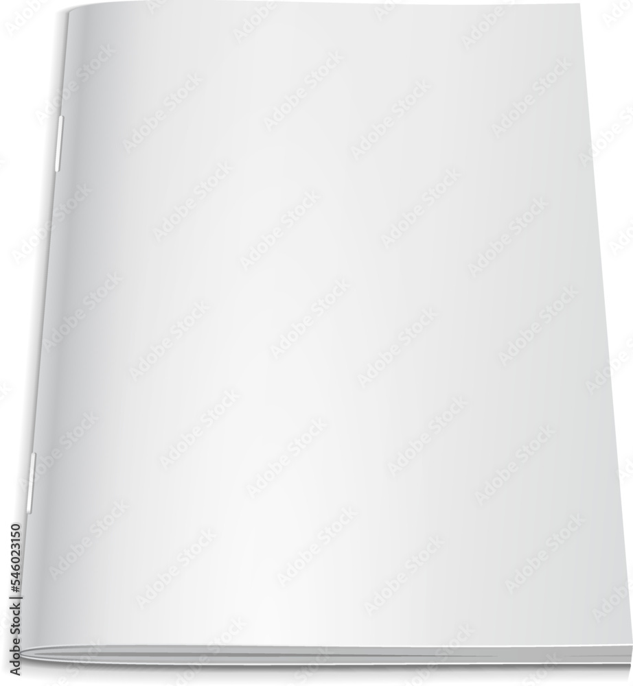 Mockup Blank Cover Of Magazine, Book, Booklet, Brochure. Illustration Isolated On White Background. Mock Up Template Ready For Your Design. Vector EPS10 Mockup Blank Cover Of Magazine, Book, Booklet, Brochure. Illustration Isolated On White Background. Mock Up Template Ready For Your Design. Vector EPS10