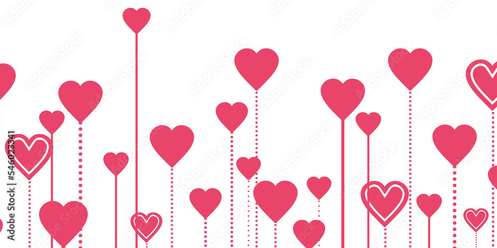 Red hearts love background - happy valentines day - happy mothers day design