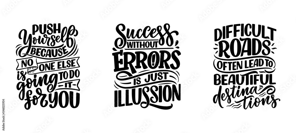 Just do it motivational lettering design Vector Image