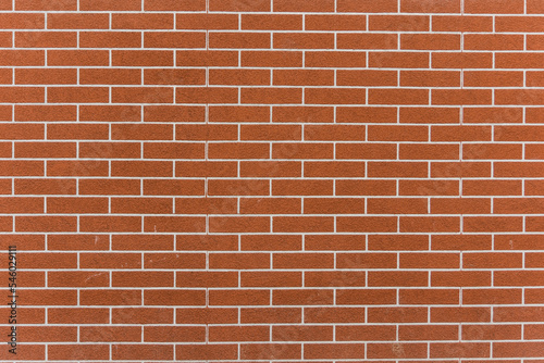 Pattern of real red brick wall. Modern architecture design for exterior