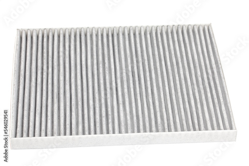 Cabin car carbon filter isolated on white background