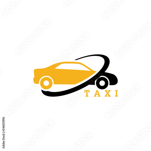 Car, Taxi service logo Isolated on white background