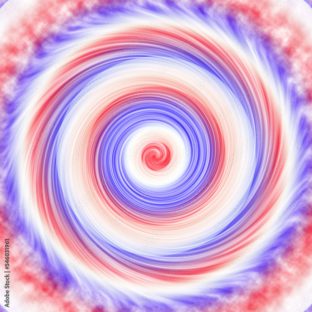 Background swirl effect in the colors red, white and blue