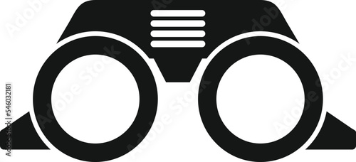 Vision device icon simple vector. Eye test. Optical clinic