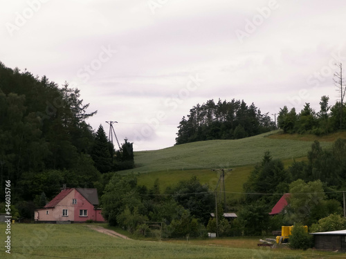 Hills of Wiezyca, Kashubian Region - northern Poland. photo