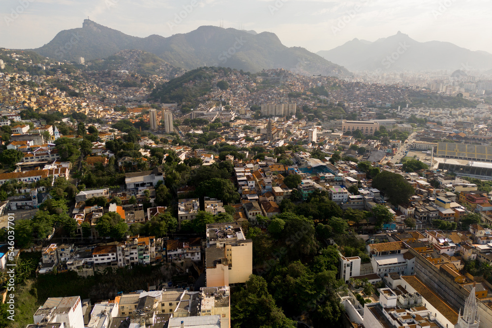Aerial View of Rio de Janeiro City Center