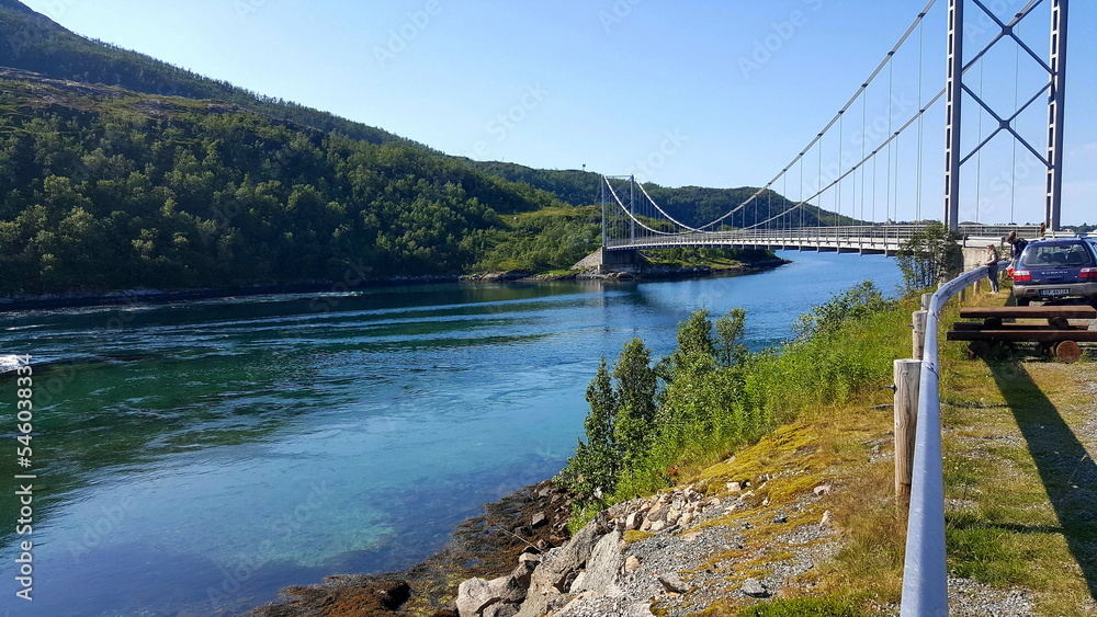 Obraz premium bridge over the river