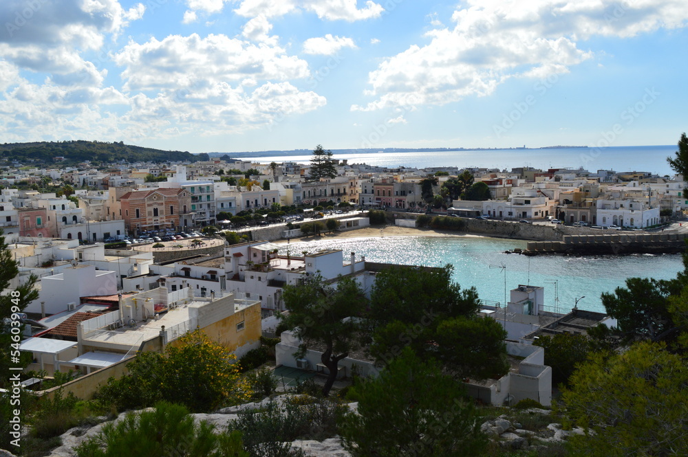 panorama view from above of Santa Maria al Bagno in Puglia
