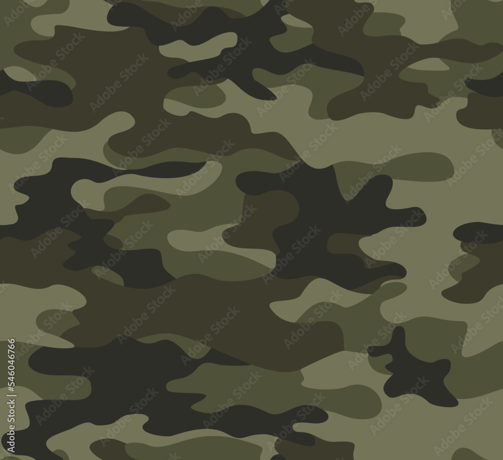 Seamless army camouflage pattern, shape vector texture, woodland khaki background. Disguise
Seamless army camouflage pattern, shape vector texture, woodland khaki background. Disguise