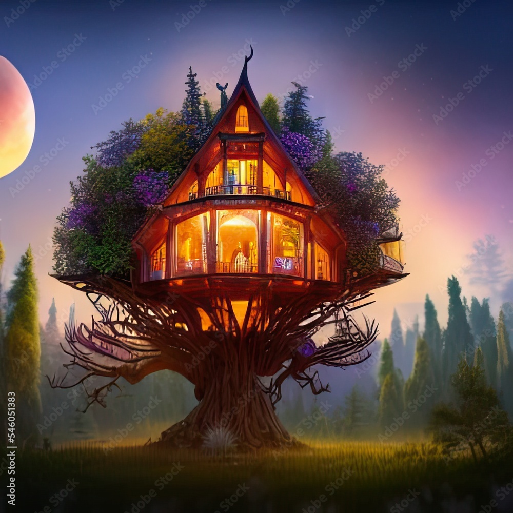 Fairy tale treehouse Fairy tale treehouse
