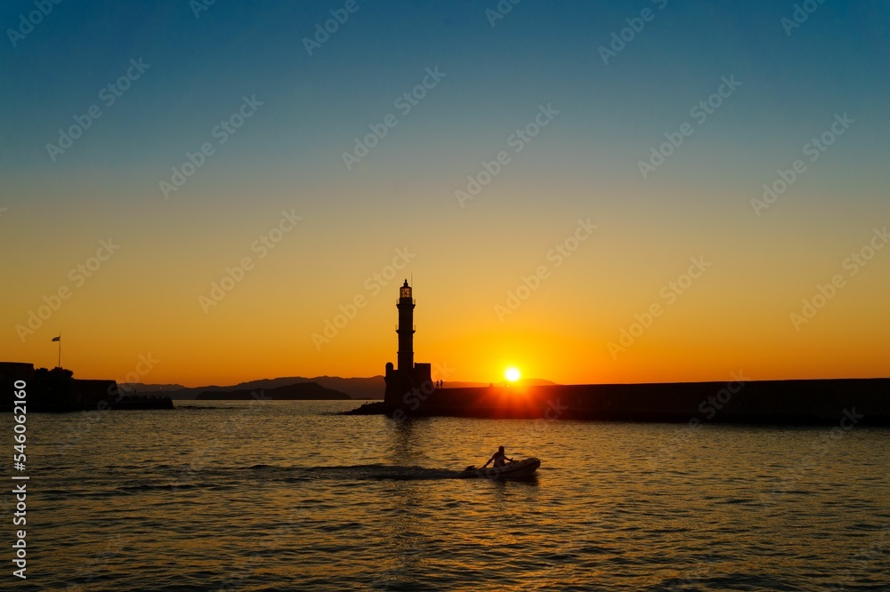 Fototapeta premium Beautiful view of the sea on a sunny summer day