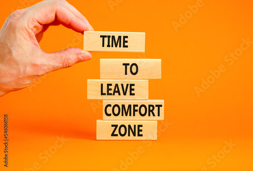 Принти на полотні Leave comfort zone symbol