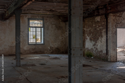 Abandoned old factory in Europe