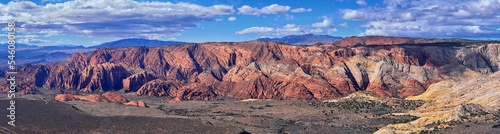 Snow Canyon Views from Jones Bones hiking trail St George Utah Zion’s National Park. USA.