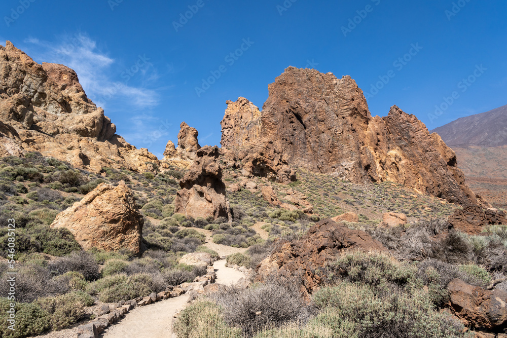 rocks in Teide National Park