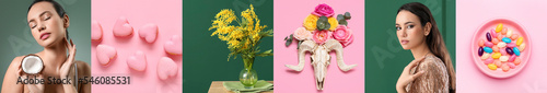 Collection of different pho...