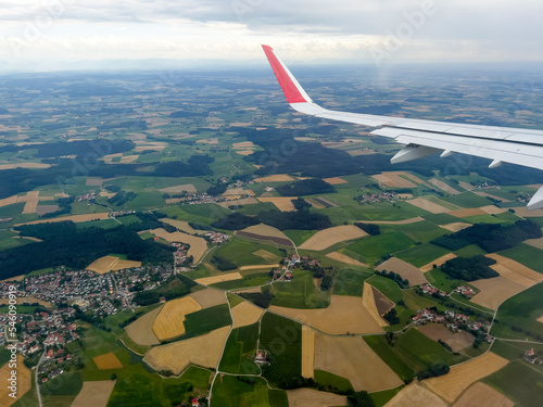 The flight and view over Bavaria is wonderful. photo