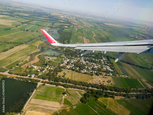 The flight over southern Germany is exciting and the nature is fantastic.