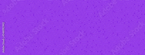 Abstract background with maze pattern in purple colors