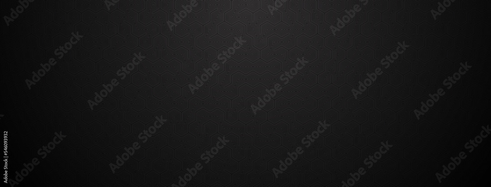 Abstract background with maze pattern in black and gray colors