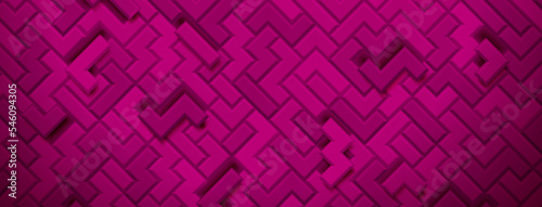 Abstract background made of tetris blocks in pink colors