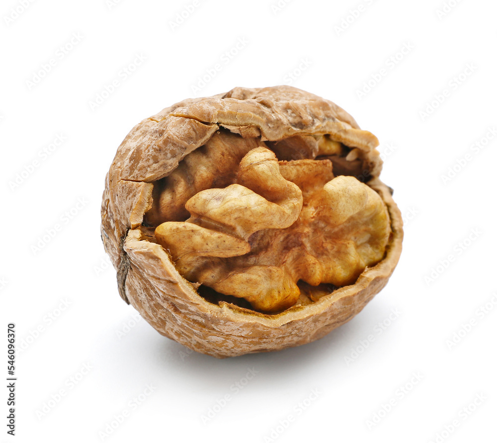 Fresh tasty walnut isolated on white background Fresh tasty walnut isolated on white background