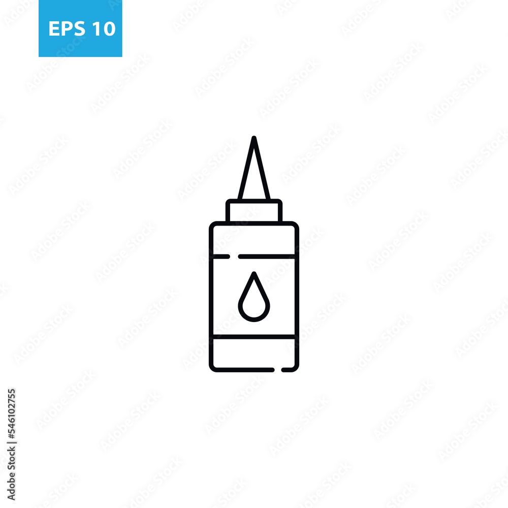 Glue icon outline Vector illustration Glue icon outline Vector illustration