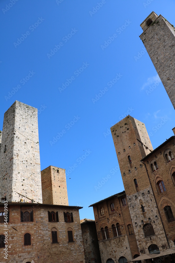 San Gimignano town of towers, Tuscany Italy