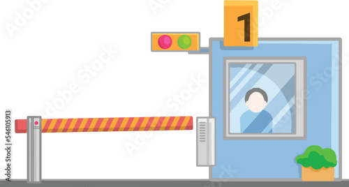 illustration of a freeway entrance