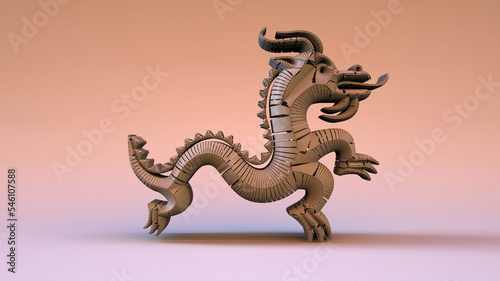 3D Illustration of an object-artefact-art piece from the era of the ancient Chinese civilization. Modelers  Designers  Artists and Artisans must watch the mesh to easily make a version of their own.